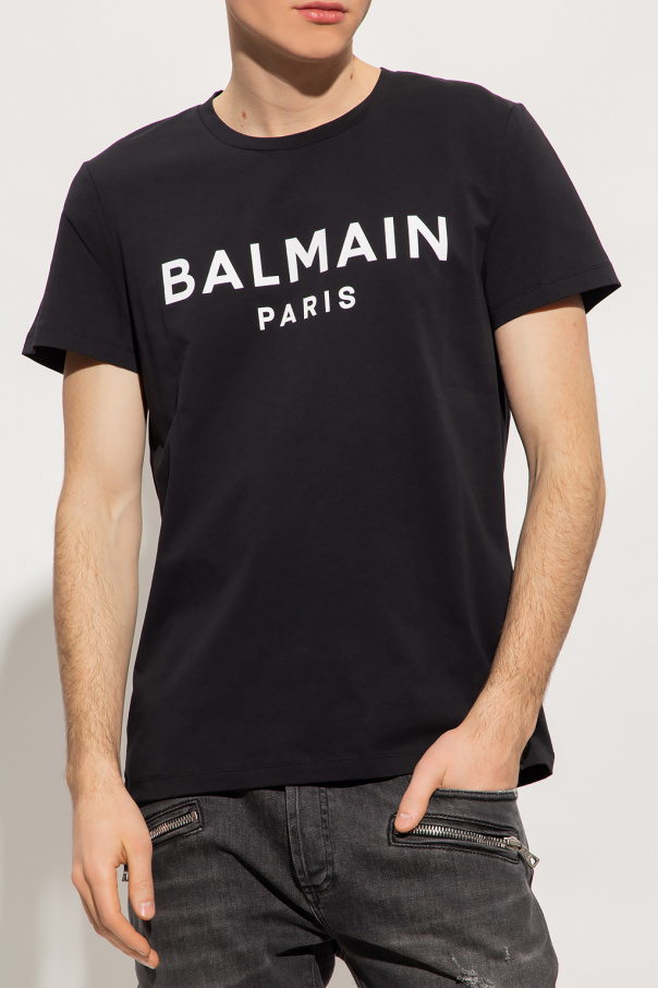 Tシャツ・カットソー BALMAIN FW25 T-SHIRT CON LOGO (BF1EF005BB02 EAB) BALMAIN FW25 T-SHIRT CON LOGO (BF1EF005BB02 EAB) (BALMAIN/T